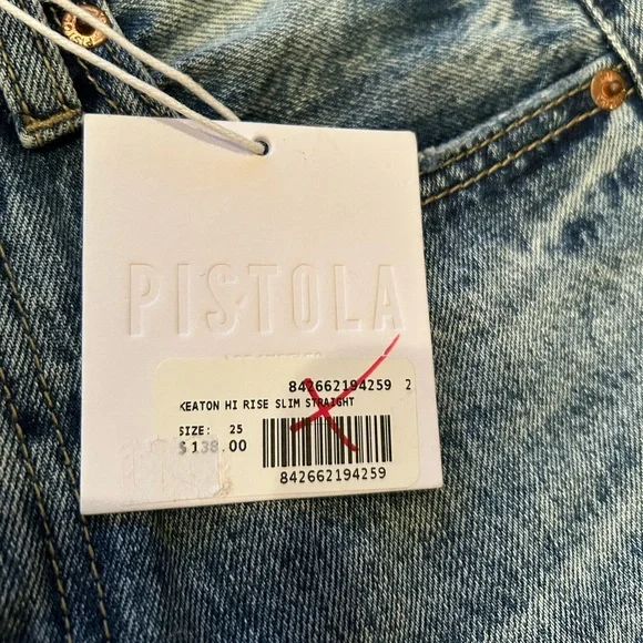 Pistola Keaton Hi Rise Slim Straight Jeans